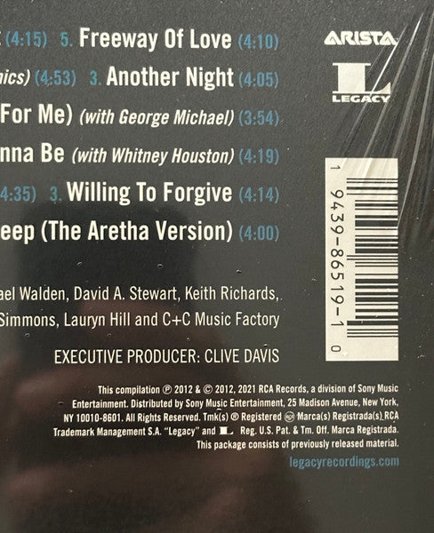 Aretha Franklin – Knew You Were Waiting- The Best Of Aretha Franklin 1980- 2014 (2xLP) LP vinyl record, image 3 of 3
