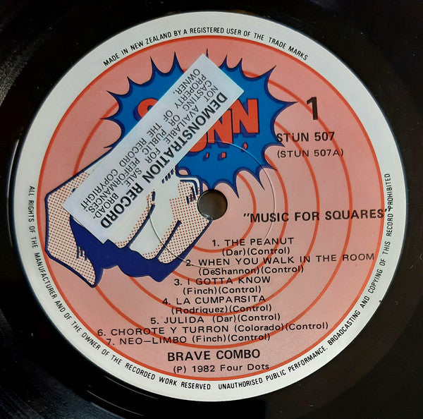 Brave Combo – Music For Squares LP vinyl record, image 3 of 4