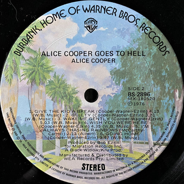 Alice Cooper – Alice Cooper Goes To Hell LP vinyl record, image 9 of 9