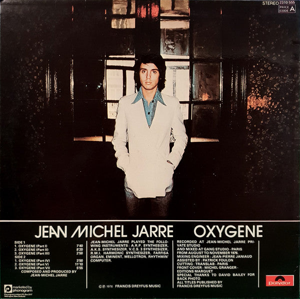Jean-Michel Jarre – Oxygene LP vinyl record, image 2 of 4