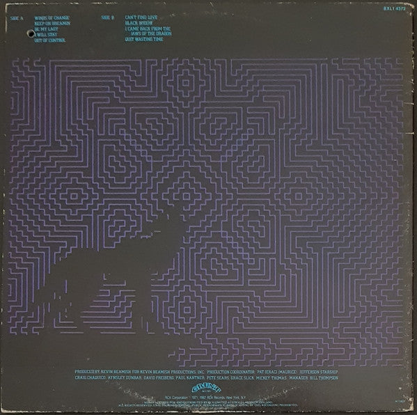 Jefferson Starship – Winds Of Change LP vinyl record, image 4 of 6