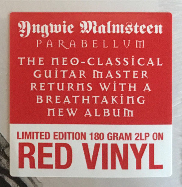 Yngwie Malmsteen – Parabellum (2xLP) LP vinyl record, image 9 of 10