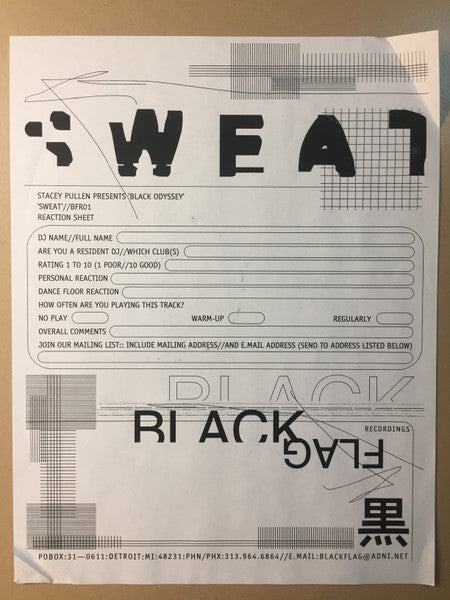 Stacey Pullen, Black Odyssey – Sweat 12" vinyl record, image 5 of 6