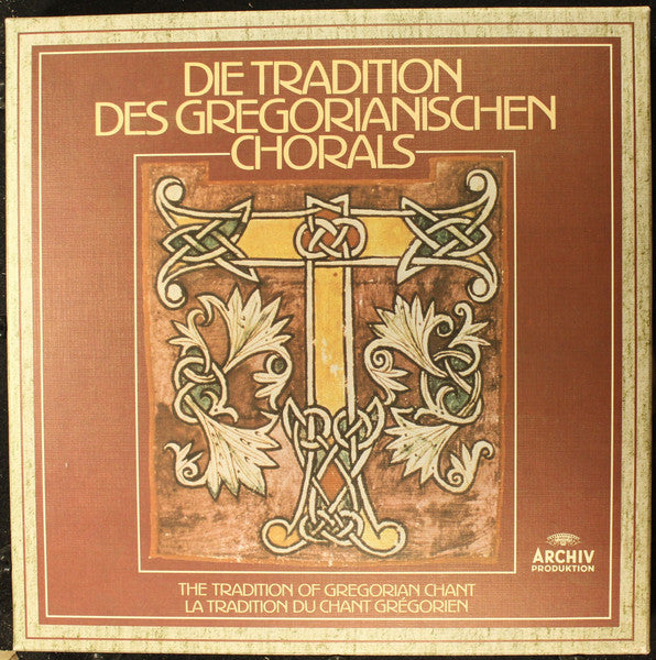 Various – Die Tradition Des Gregorianischen Chorals (6xLP) LP vinyl record, image 1 of 10