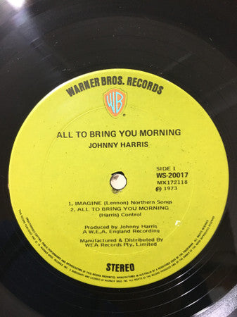 Johnny Harris – All To Bring You Morning LP vinyl record, image 3 of 4