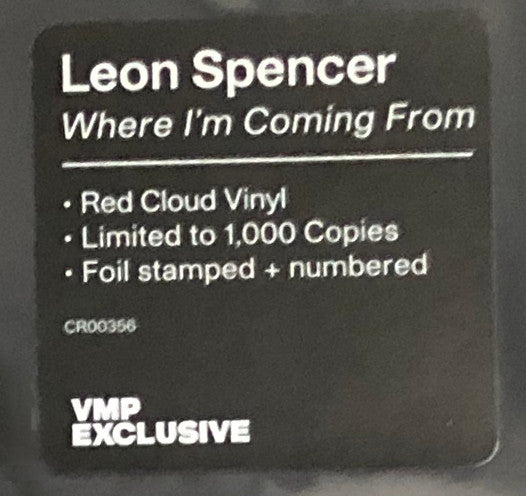 Leon Spencer, Jr. – Where I'm Coming From LP vinyl record, image 5 of 7