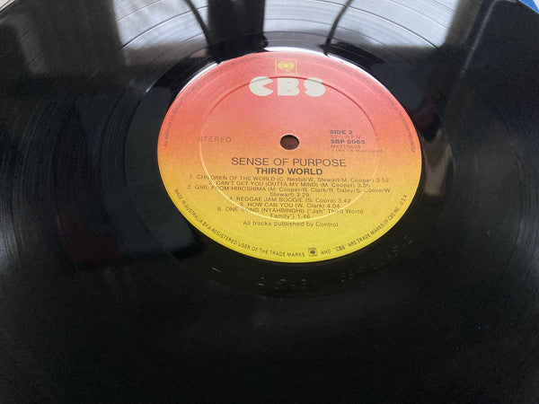 Third World – Sense Of Purpose LP vinyl record, image 3 of 3