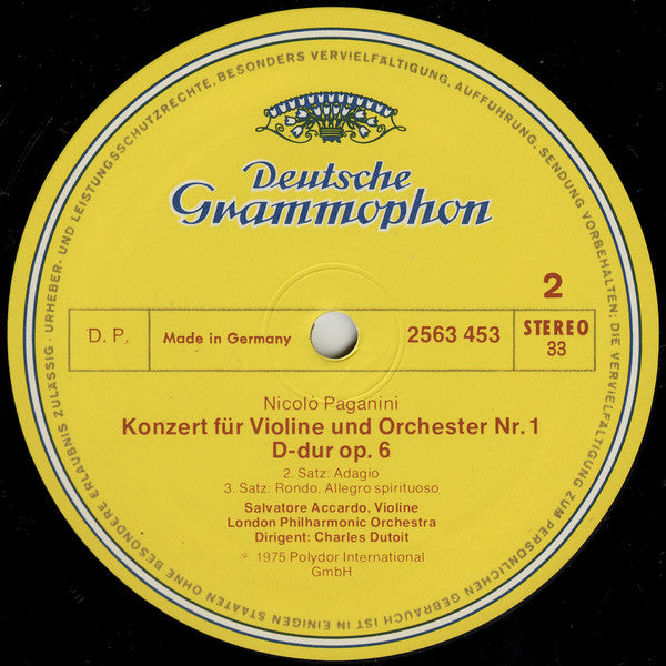 Niccolò Paganini, Salvatore Accardo, London Philharmonic Orchestra, Charles Dutoit – Die 6 Violinkonzerte (Konzerte Für Violine Und Orchester) (5xLP) LP vinyl record, image 8 of 10