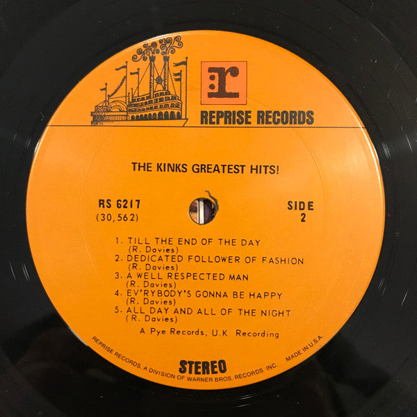The Kinks – The Kinks Greatest Hits! LP vinyl record, image 4 of 4