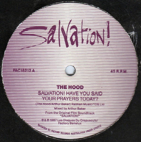 The Hood – Salvation! Have You Said Your Prayers Today? 12" vinyl record, image 4 of 5
