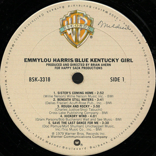 Emmylou Harris – Blue Kentucky Girl LP vinyl record, image 3 of 6