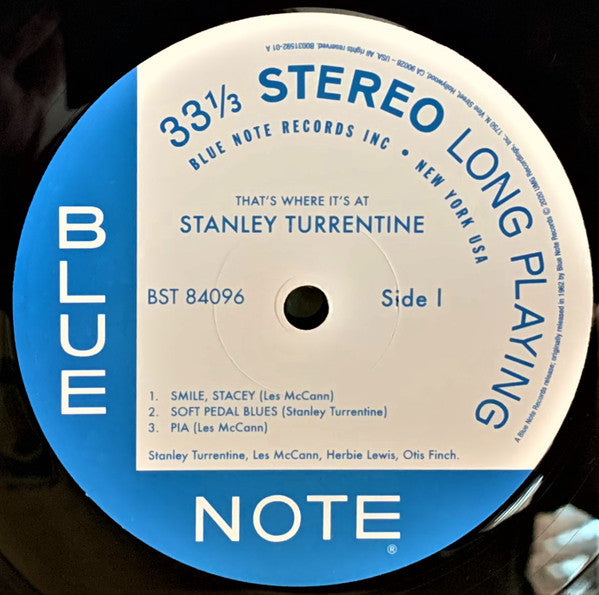 Stanley Turrentine – That's Where It's At LP vinyl record, image 5 of 7