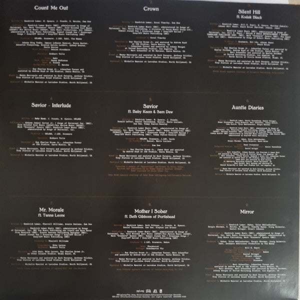 Kendrick Lamar – Mr. Morale & The Big Steppers (2xLP) LP vinyl record, image 10 of 10