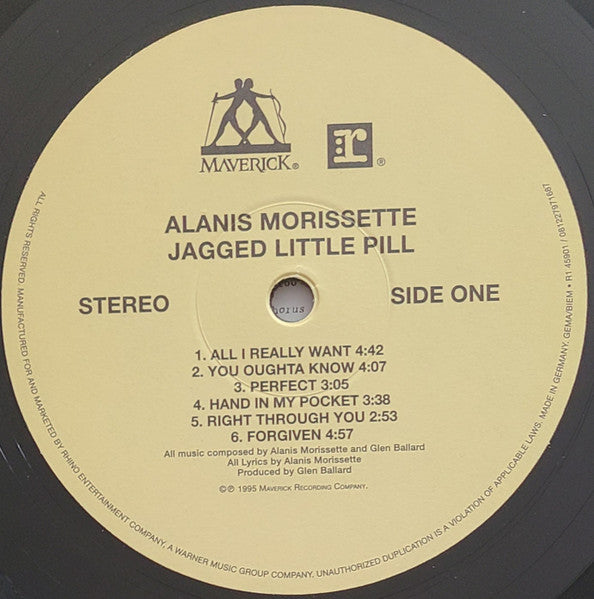 Alanis Morissette – Jagged Little Pill LP vinyl record, image 3 of 7