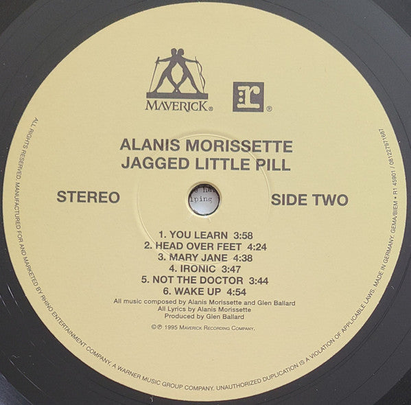 Alanis Morissette – Jagged Little Pill LP vinyl record, image 4 of 7