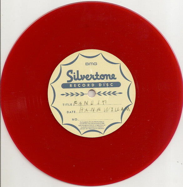 Hank Williams – The First Recordings, 1938 7" vinyl record, image 5 of 5