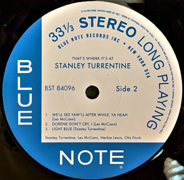 Stanley Turrentine – That's Where It's At LP vinyl record, image 6 of 7