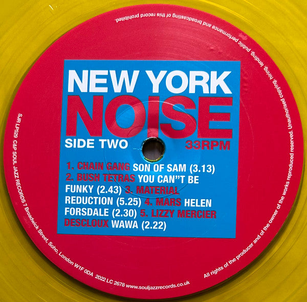 Various – New York Noise (Dance Music From The New York Underground 1977-1982) (2xLP) LP vinyl record, image 5 of 10