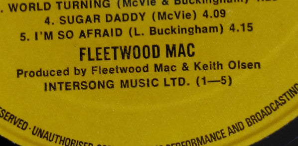 Fleetwood Mac – Fleetwood Mac LP vinyl record, image 5 of 7