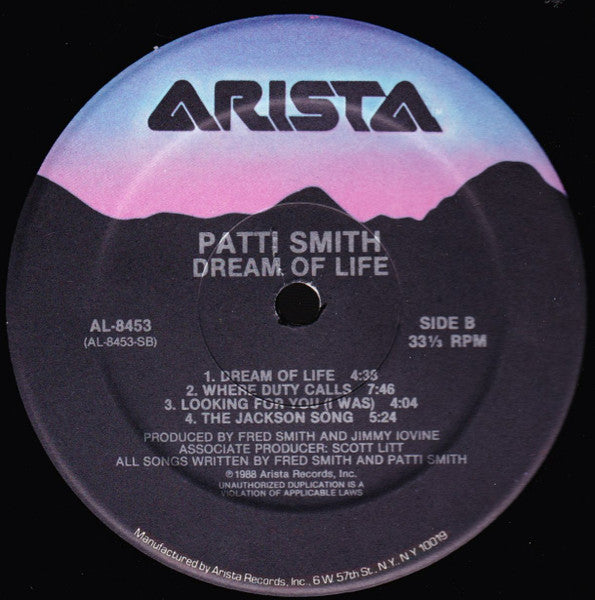 Patti Smith – Dream Of Life LP vinyl record, image 4 of 4
