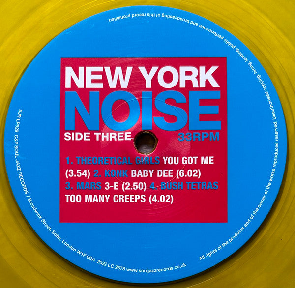 Various – New York Noise (Dance Music From The New York Underground 1977-1982) (2xLP) LP vinyl record, image 8 of 10