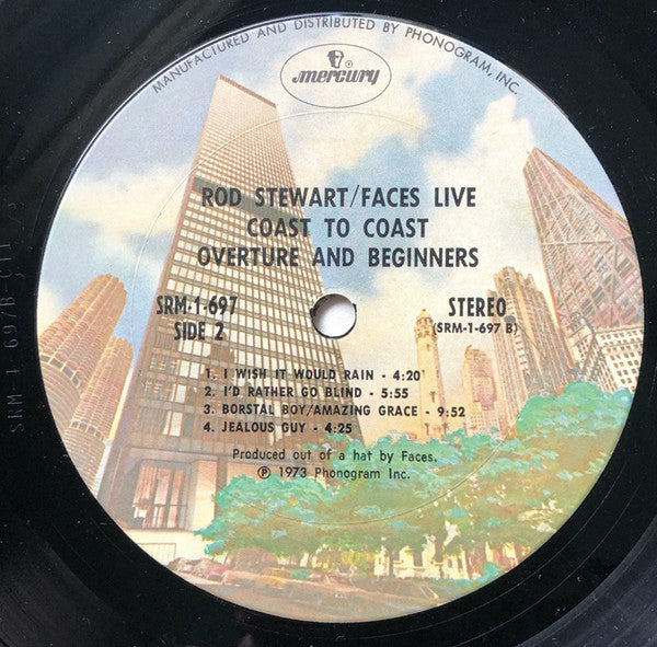 Rod Stewart, Faces – Coast To Coast Overture And Beginners LP vinyl record, image 4 of 4