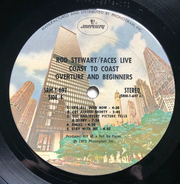 Rod Stewart, Faces – Coast To Coast Overture And Beginners LP vinyl record, image 3 of 4