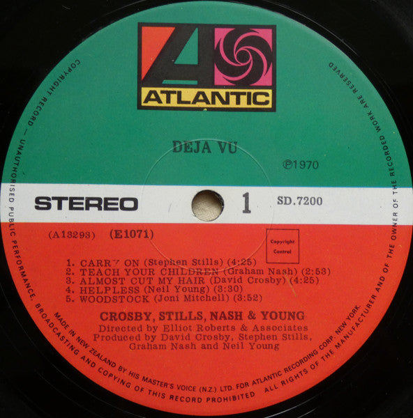 Crosby, Stills, Nash & Young – Déjà Vu LP vinyl record, image 3 of 6