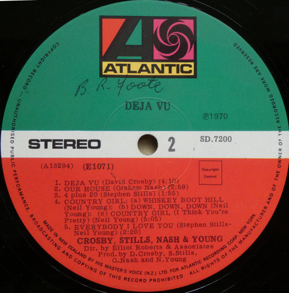 Crosby, Stills, Nash & Young – Déjà Vu LP vinyl record, image 4 of 6