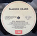 Talking Heads – Stop Making Sense LP vinyl record, image 3 of 6