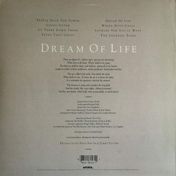 Patti Smith – Dream Of Life LP vinyl record, image 2 of 4