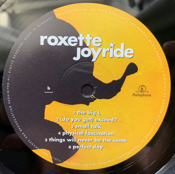 Roxette – Joyride LP vinyl record, image 5 of 9