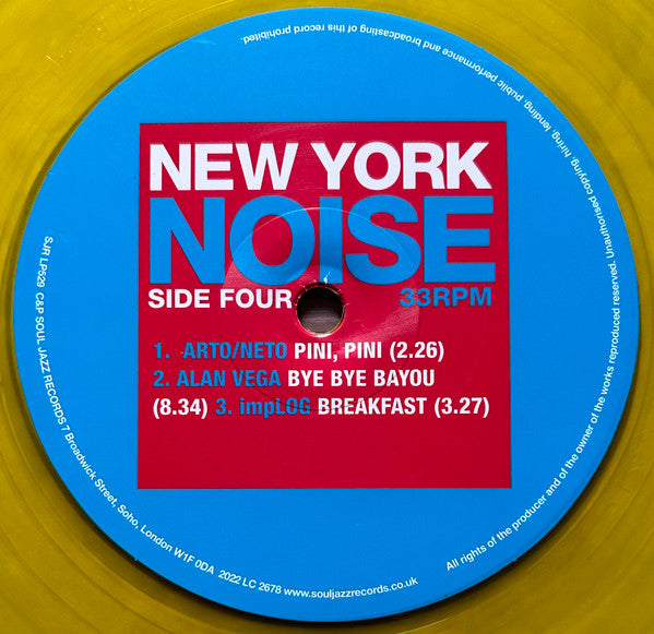 Various – New York Noise (Dance Music From The New York Underground 1977-1982) (2xLP) LP vinyl record, image 9 of 10