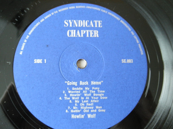 Howlin' Wolf – Going Back Home LP vinyl record, image 3 of 4