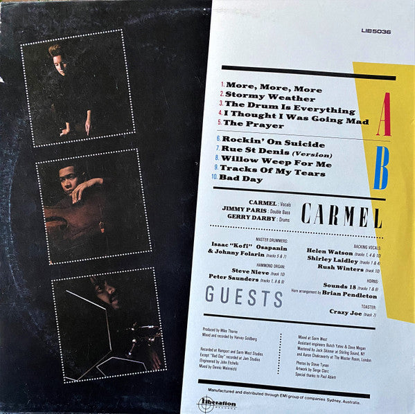 Carmel – The Drum Is Everything LP vinyl record, image 2 of 5