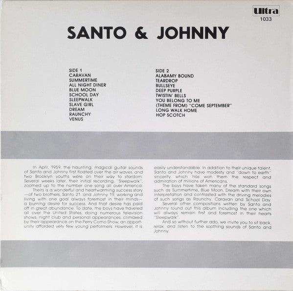 Santo & Johnny – Santo & Johnny LP vinyl record, image 2 of 4