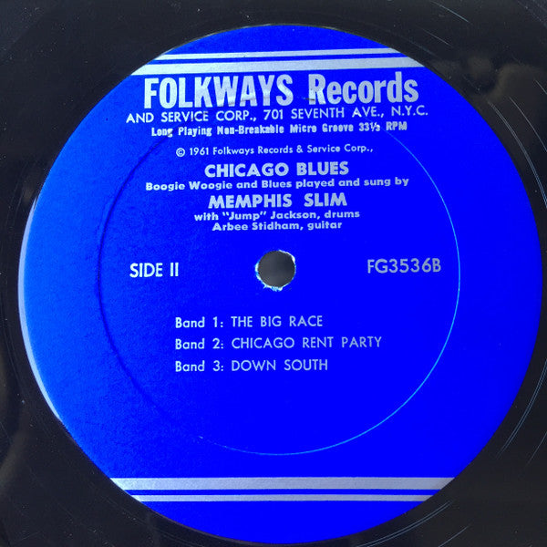 Memphis Slim – Chicago Blues LP vinyl record, image 4 of 4