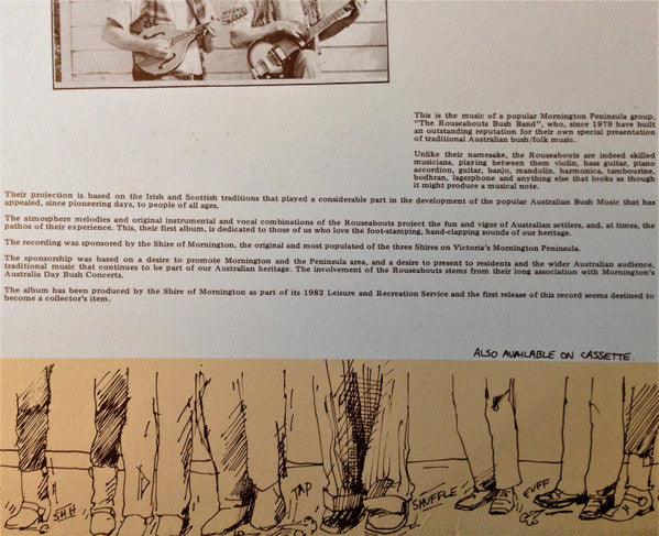 Rouseabouts Bush Band – On For Young And Old LP vinyl record, image 6 of 9