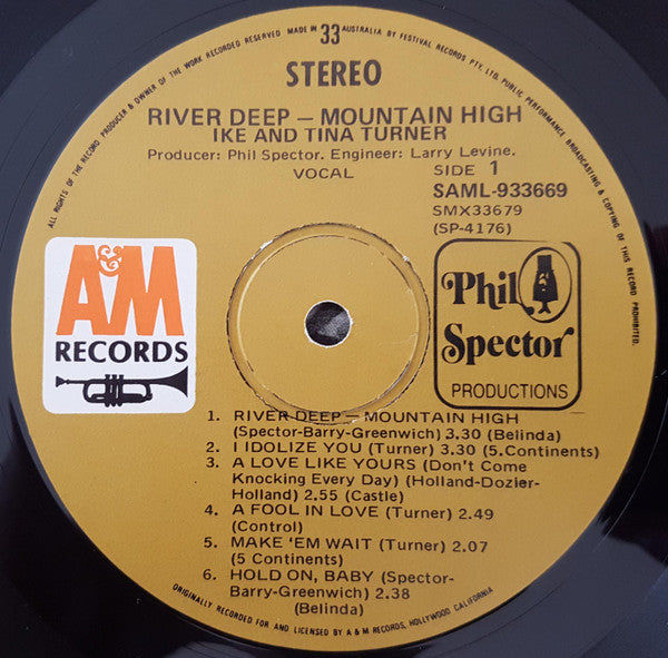 Ike & Tina Turner – River Deep-Mountain High LP vinyl record, image 3 of 4