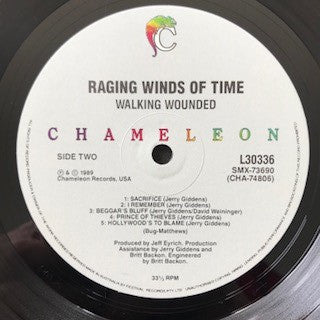 Walking Wounded – Raging Winds Of Time LP vinyl record, image 4 of 4