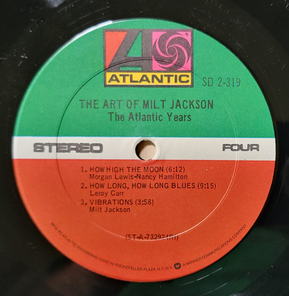 Milt Jackson – The Art Of Milt Jackson - The Atlantic Years (2xLP) LP vinyl record, image 8 of 8