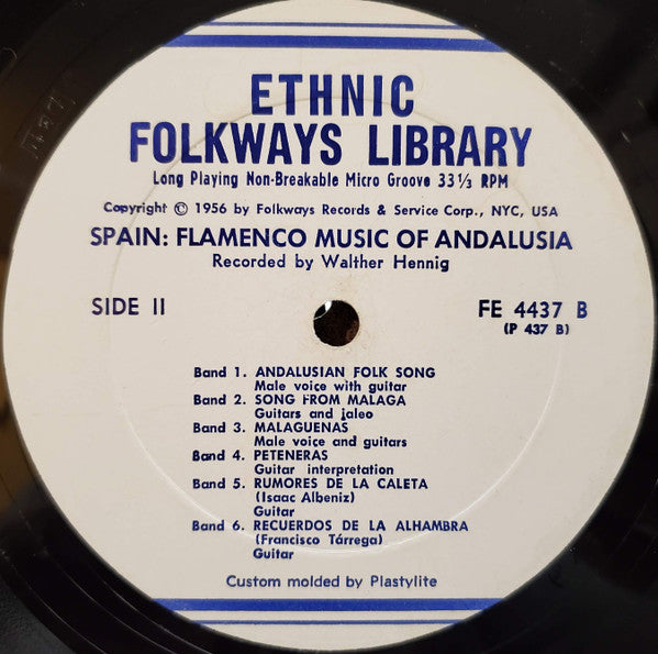 Unknown Artist – Flamenco LP vinyl record, image 4 of 4