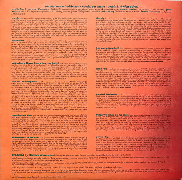 Roxette – Joyride LP vinyl record, image 7 of 9