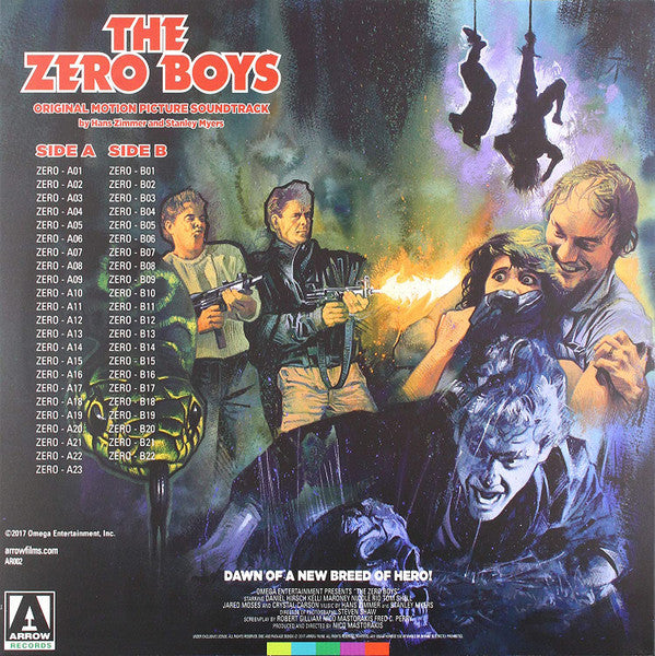 Hans Zimmer, Stanley Myers – The Zero Boys LP vinyl record, image 3 of 4