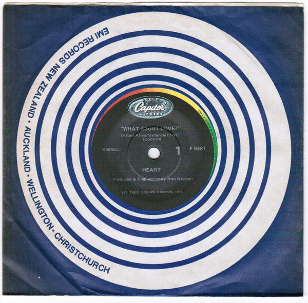 Heart – What About Love 7" vinyl record, image 1 of 2