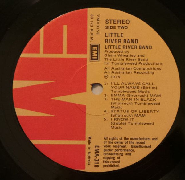 Little River Band – Little River Band LP vinyl record, image 6 of 6