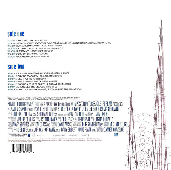 Various – La La Land (Original Motion Picture Soundtrack) LP vinyl record, image 2 of 9