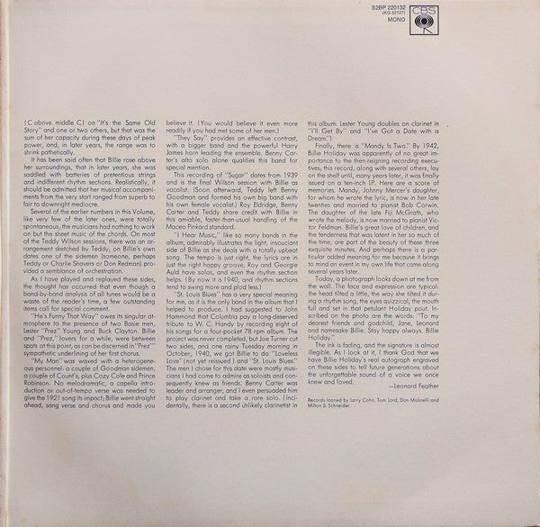 Billie Holiday – The Billie Holiday Story Volume III (2xLP) LP vinyl record, image 3 of 8