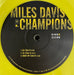 Miles Davis – Champions (Rare Miles From The Complete Jack Johnson Sessions) LP vinyl record, image 4 of 8