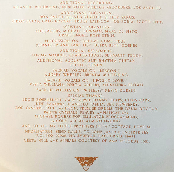 Lone Justice – Shelter LP vinyl record, image 6 of 8